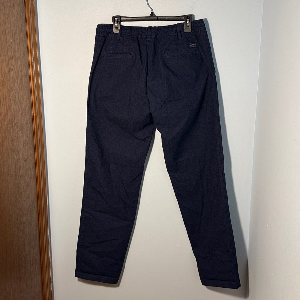 40weft Dark Blue Chinos - Picture 2 of 4